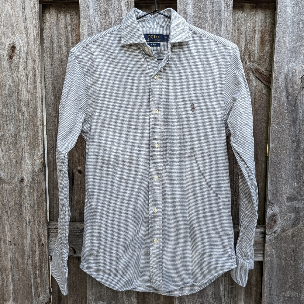 Polo Ralph Lauren Houndstooth Plaid Button Down